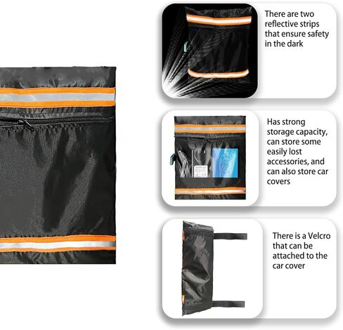 Universal Folding Stroller Waterproof Wagon Cover,Outdoor Garden Storage HandCart Rain Cover,UV Resistant, Dustproof, Tear Resistant, With Storage Bag in Kuwait