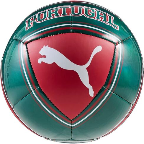 كرة قدم FA Portugal Mini من PUMA للجنسين، Club Red-Green Lagoon SS26، كرة Mediumini Fpf Culture Mini in Saudi Arabia