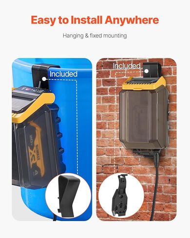 VEVOR Cordless Submersible Water Transfer Pump, 528GPH, Portable Sump Pump with G3/4" Garden Hose, Compatible with Dewalt 20V MAX Battery (No Battery), Electric Utility Pump for Pool, Garden, Pond in Saudi Arabia