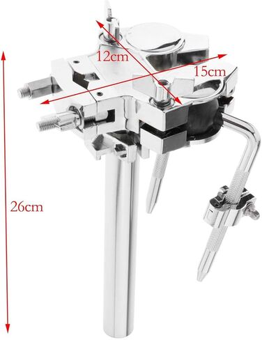 Drum Clamps Holder Bracket Metal Tom Holder Stand Bracket for Drum-Player in Saudi Arabia