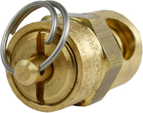 1/8" NPT 70 PSI Air Compressor Safety Relief Pressure Valve Tank Pop Off Made in the USA in Saudi Arabia