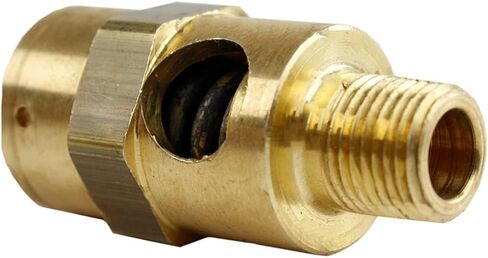 1/8" NPT 70 PSI Air Compressor Safety Relief Pressure Valve Tank Pop Off Made in the USA in Saudi Arabia