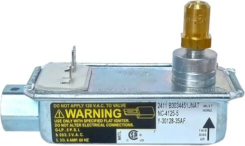 صمام أمان فرن الغاز 30128-35AF لدوامة - بديل لـ 3203459، 5303131449، AP2131109 - Y-30128-AF35 بمدخل 3/8 بوصة in Kuwait