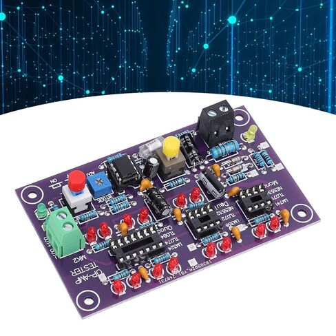 OP AMP Test Module Double Single Quad DC12V Tester for LM358 TL082 MC1458 for DIY Projects in Saudi Arabia