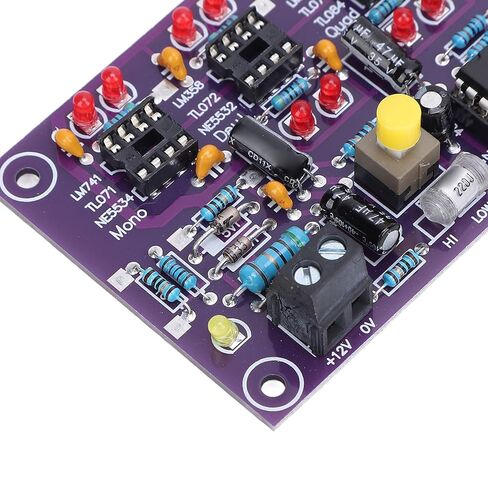 OP AMP Test Module Double Single Quad DC12V Tester for LM358 TL082 MC1458 for DIY Projects in Saudi Arabia