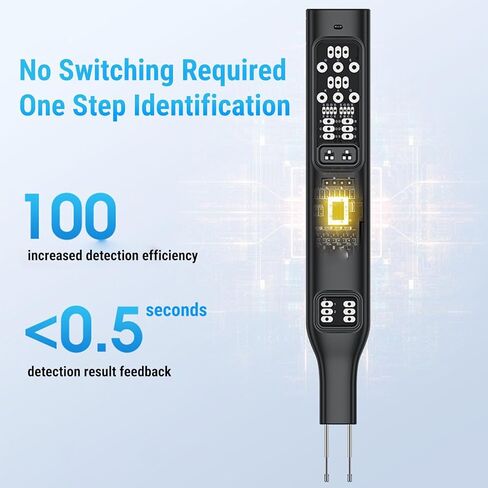 جهاز اختبار الترانزستور المحمول، أداة اختبار Optocoupler متعددة الوظائف مع شاشة LED ومسبار مطور، لاختبار ترانزستورات NPN PNP IGBT الثايرستور 431 in Kuwait
