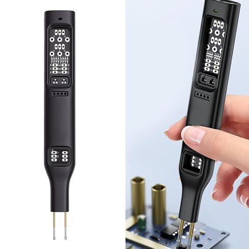 جهاز اختبار الترانزستور المحمول، أداة اختبار Optocoupler متعددة الوظائف مع شاشة LED ومسبار مطور، لاختبار ترانزستورات NPN PNP IGBT الثايرستور 431 in Kuwait