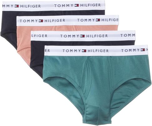 سراويل داخلية كلاسيكية من القطن للرجال من Tommy Hilfiger مكونة من 4 قطع in Saudi Arabia