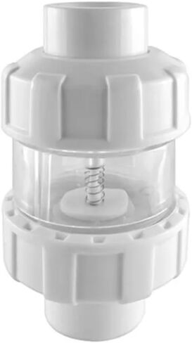 صمامات فحص حوض السمك UPVC صمام رفع خزان الأسماك المضاد للسيفون 20/25/32 مم واجهات مزدوجة (أسود-25 مم-) in Kuwait