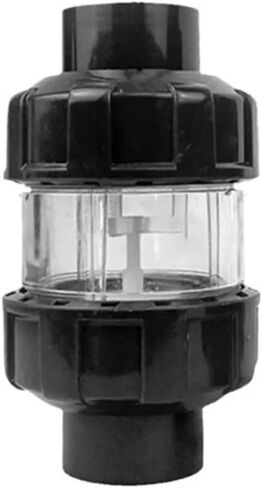 UPVC Aquarium Check Valves Non Return Anti-siphon Fish Tank Lifting Valve 20/25/32mm Dual Interfaces(Black-25mm-) in Saudi Arabia