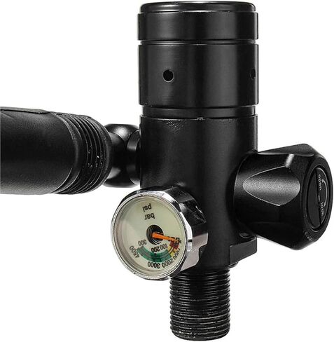 Diving Equipment For 1L Scuba Oxygen Cylinder Breathing Valve Snorkeling Air Tank Regulator With Mouthpiece in Kuwait