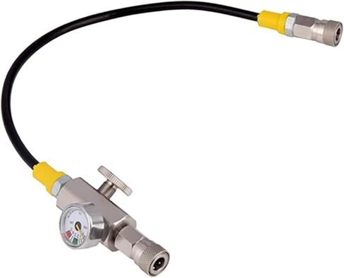 HPA 80MM مقرنة سريعة اسطوانة الغاز إعادة ملء الفولاذ المقاوم للصدأ محول صمام إمدادات خزان الهواء لملحقات محطة الغوص (الخيارات 5) in Kuwait