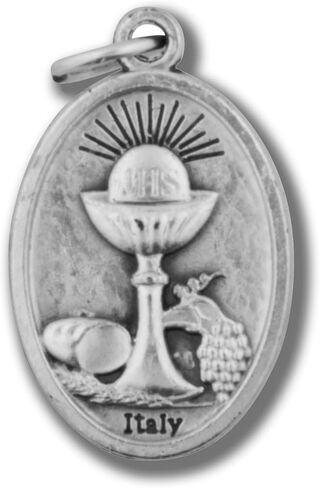 Small Catholic Saint Medal - Bulk Pack of 10 (First Communion) in Saudi Arabia