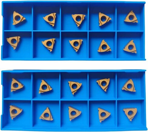 11ER AG60 + 11IR AG60 إدراجات خيوط كربيد (10 قطع + 10 قطع، ذهبي) in Kuwait