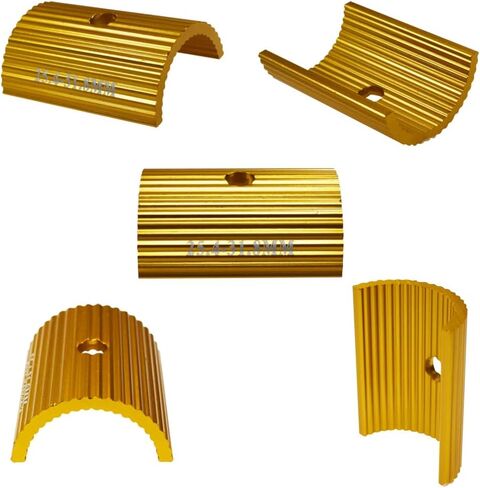 5 Colors 10 Pair Bike Handlebar Stem Shim Adapter Sheet Conversion Spacer Cycling Aluminum Alloy Accessories 25. 4 to 31. 8 + 31.8 to 35mm Black Red Gold Silver Blue in Saudi Arabia