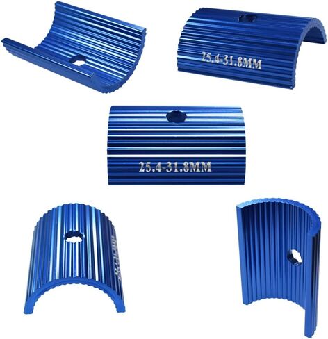 5 Colors 10 Pair Bike Handlebar Stem Shim Adapter Sheet Conversion Spacer Cycling Aluminum Alloy Accessories 25. 4 to 31. 8 + 31.8 to 35mm Black Red Gold Silver Blue in Saudi Arabia