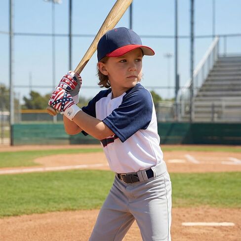Youth Baseball Batting Gloves with Super Grip Technology for Boys & Girls | Enhanced Control & Comfort for Hitting, Training & Game Day on The Diamond in Saudi Arabia