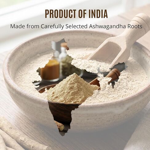 True Organic Ashwagandha Powder 16 oz – USDA Organic Ashwagandha Root Powder | Non-GMO, Gluten Free | Pure Withania Somnifera | Vegan Herbal Powder. in Saudi Arabia