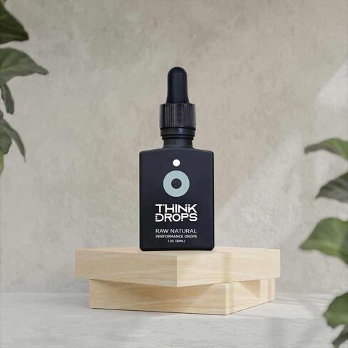 DROP FX Think Drops - Fast-Absorbing L-Theanine & Ashwagandha Liquid Focus Supplement, Natural Nootropic for Enhanced Memory & Cognitive Function in Saudi Arabia