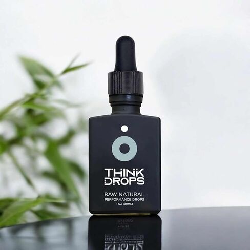 DROP FX Think Drops - Fast-Absorbing L-Theanine & Ashwagandha Liquid Focus Supplement, Natural Nootropic for Enhanced Memory & Cognitive Function in Saudi Arabia