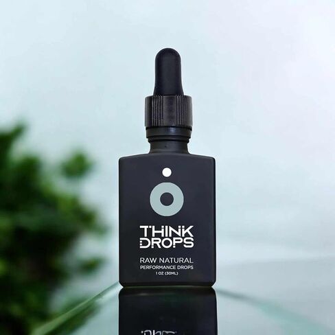 DROP FX Think Drops - Fast-Absorbing L-Theanine & Ashwagandha Liquid Focus Supplement, Natural Nootropic for Enhanced Memory & Cognitive Function in Saudi Arabia