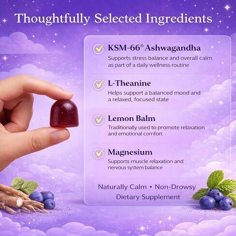 IRMI Calming Sleep Gummies with Ashwagandha, Magnesium, L-Theanine & Lemon Balm, 60 Gummies in Saudi Arabia