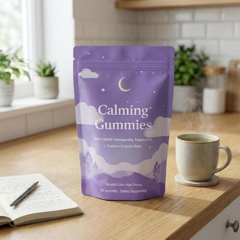 IRMI Calming Sleep Gummies with Ashwagandha, Magnesium, L-Theanine & Lemon Balm, 60 Gummies in Saudi Arabia