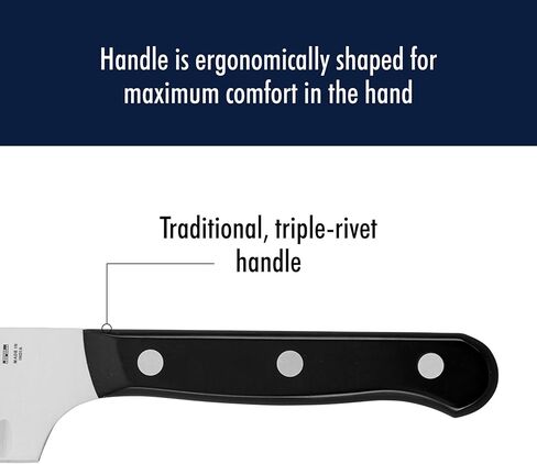 مجموعة سكاكين HENCKELS Solution Razor-Sharp مكونة من قطعتين، سكين سانتوكو 5 بوصة، سكين سانتوكو 7 بوصة، تم تصميمها هندسيًا ألمانيًا على مدار أكثر من 100 عام من الإتقان، من الفولاذ المقاوم للصدأ in Kuwait