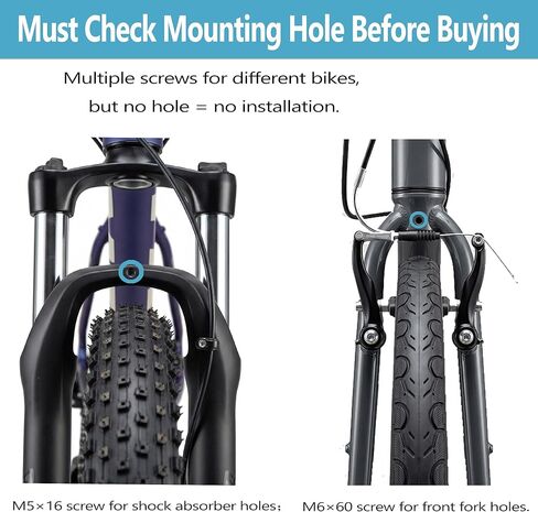 الرف الأمامي للدراجة - رف شحن أمامي للدراجة مع دعامات دعم وأشرطة قابلة للتعديل - رف بيتزا من الألومنيوم الأمامي، ثابت ولا يسبب خشخشة، مناسب عالميًا للدراجات الجبلية والحصى والتجول in Kuwait