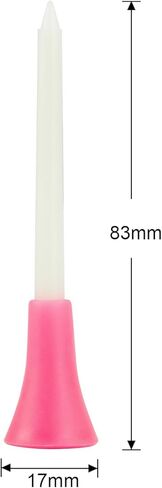 KOFULL Glow-in-The-Dark Golf Tees | 24pcs 3-1/4" Rubber Cushion Top Plastic Golf Tees | Cool Golf Accessories and Golf Gifts for Men in Kuwait