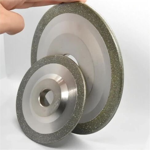 Grinding Wheel ARC Semi-Circular Dia 100mm 125mm 150mm 200/400 Grit Alloy Screw Slotting Sharpening Tools in Saudi Arabia