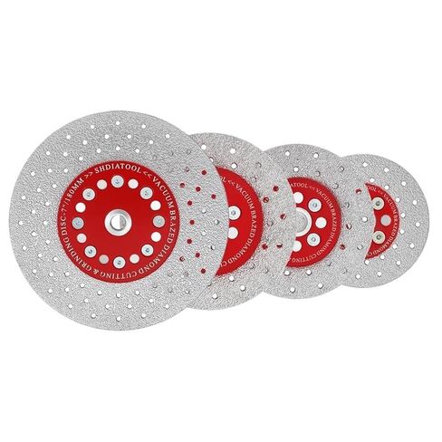 Double-Sided Diamond Saw Blade 1/2Pcs Concrete Cutting Grinding Disc Granite Porcelain Tile M14 Flange Cutter Plate(Dia 180mm,1Pc) in Saudi Arabia