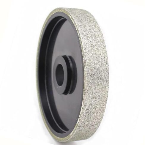 6 Inch Diamond Grinding Wheel 150x25x25.4mm Electroplated Parallel Jade Carbide Alloy Steel Grinding Tool with Reducing Sleeve(2000) in Saudi Arabia