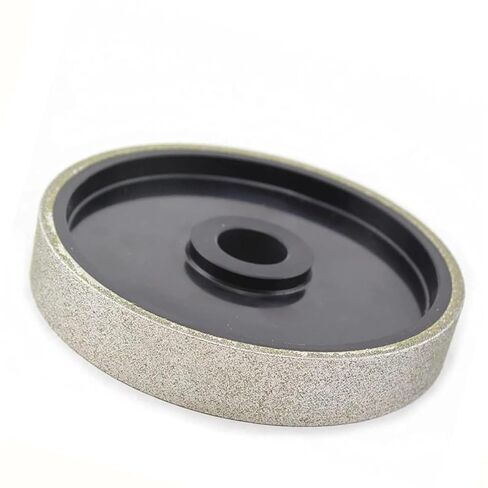 6 Inch Diamond Grinding Wheel 150x25x25.4mm Electroplated Parallel Jade Carbide Alloy Steel Grinding Tool with Reducing Sleeve(2000) in Saudi Arabia