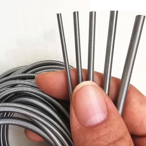 0.3mm Fine Wire Stainless Steel Spring, 1000mm/2000mm Length Spring for Electrical Appliances, Repair(1000mm) in Saudi Arabia