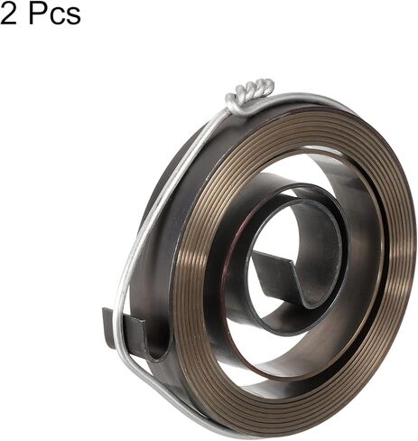 Generic Drill Press Spring Drill Press Quill Feed Return Coil Spring Assembly Spring Steel Chemical Blackening Finish 1540mm Expand Long 53 x 10 x 0.8mm 2 Pcs in Saudi Arabia