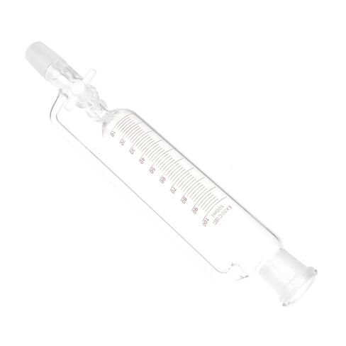 OUNONA Cylindrical Glass Separatory Funnel Tapered Design for Liquid Separation Pressure Equalizing Distiller for Laboratory Schools and Factories in Saudi Arabia