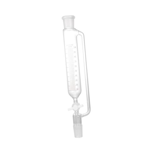 Cylindrical Separatory Funnel Stopcock for Laboratory Use Easy Liquid Separation for Densities Experimental Glassware for Schools and Science Labs in Saudi Arabia