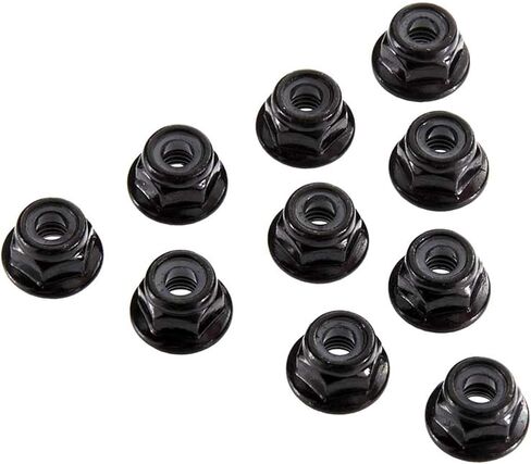 Axial Serrated Nylon Lock Nut Black 4mm (10), AXIC3150 in Saudi Arabia