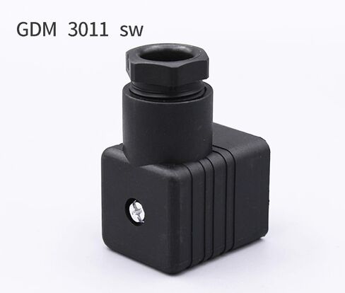 GDM30011 DIN 43650 A قابس صمام الملف اللولبي، 250 فولت تيار متردد/تيار مستمر، قابس جهاز إرسال مستشعر الضغط، 3P+E، تركيب الجوز المركزي (GDM3011 sw 5pcs) in Saudi Arabia