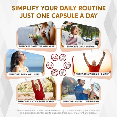 قرفة سيلان، خل التفاح، البربارين، الكركم والزنجبيل - دعم التمثيل الغذائي والهضم - 180 كبسولة in Kuwait