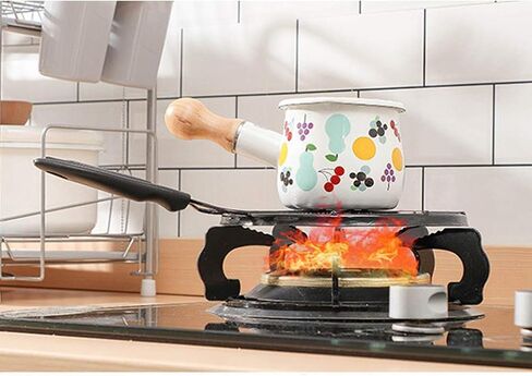 موزع الحرارة المنزلي، أداة المطبخ، ملحقات موزع الحرارة، لوحة توزيع الحرارة الآمنة ومخفض اللهب (أسود) in Kuwait