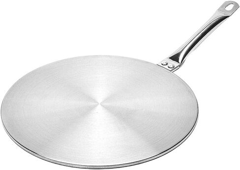 Stainless Steel Induction Hob Converter Plate for Electric and Gas Stoves - Efficient Heat Distribution, L in Kuwait