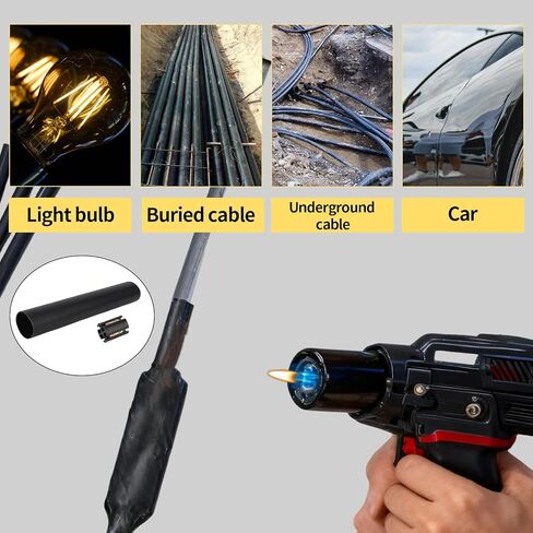 2 Sets Underground Wire Splice Kit, Underground Wire Connectors & Thermal Shrink Tubing UF Cable Splice Kit Suitable for 14/3 to 8/3 in Saudi Arabia
