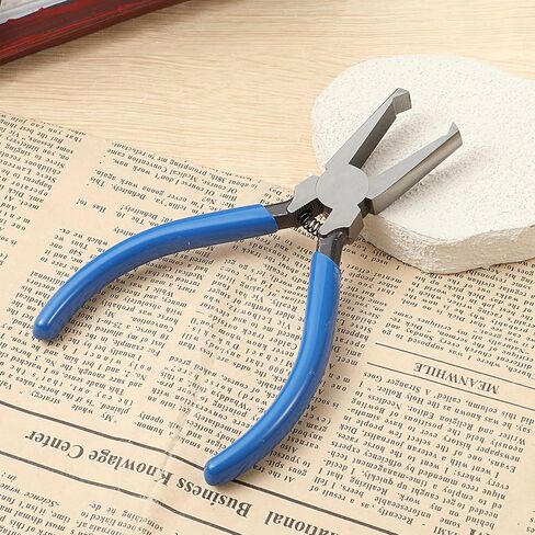 Fret Removal Pliers, Flat Head Guitar Fret Puller Tool with Blue Rubber Coating, Precision Cutting Pliers, Multifunctional Cutter Tool for Acoustic Eelectric Guitar Bass in Saudi Arabia