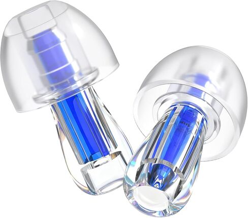 Ear Plugs for Concerts, 2 Pack High Fidelity Concert Ear Plugs with Acoustic Filter - NRR of 20-25dB Noise Reduction for Concert, Rave, Work, Musicians, Noisy Workplace Purple in Saudi Arabia