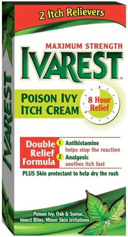 Ivarest 8 Hour Maximum Strength Anti - Itch Cream - 2 Oz/Pack, 2 Pack by Ivarest in Kuwait