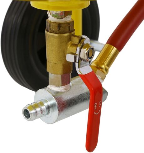 أداة تفجير الرمل بسعة 10 جالون، مجموعة تفجير الرمل بضغط 125 رطل لكل بوصة مربعة مع 4 فوهات سيراميك، أداة كاشطة محمولة لإزالة الصدأ والطلاء والبقع in Kuwait