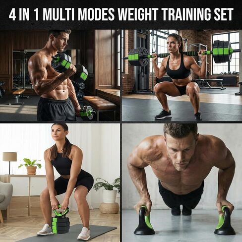 مجموعة أوزان قابلة للتعديل بوزن 88 رطل، مجموعة دمبل 4 في 1 ومجموعة أوزان أثقال لصالة الألعاب الرياضية المنزلية، تتحول إلى حامل كيتل بيل وحامل للضغط، مجموعة أوزان مجانية للرجال والنساء لتمرين الجسم بالكامل in Kuwait