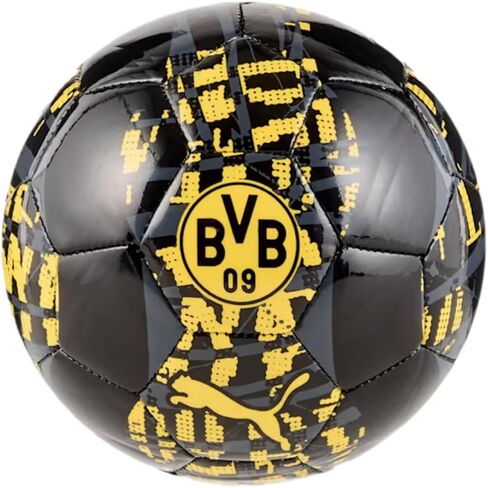 PUMA Mens BVB Prematch Ball Mini Ball - Black - Size MINI in Saudi Arabia